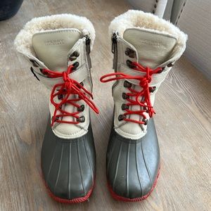 Women’s Sperry x J.Crew top sided boots, size 7